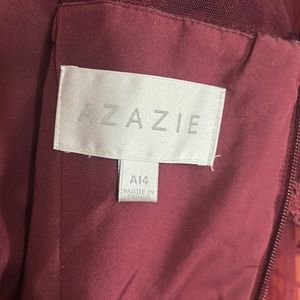 Mother of bride dress, worn once. Good condition burgundy color